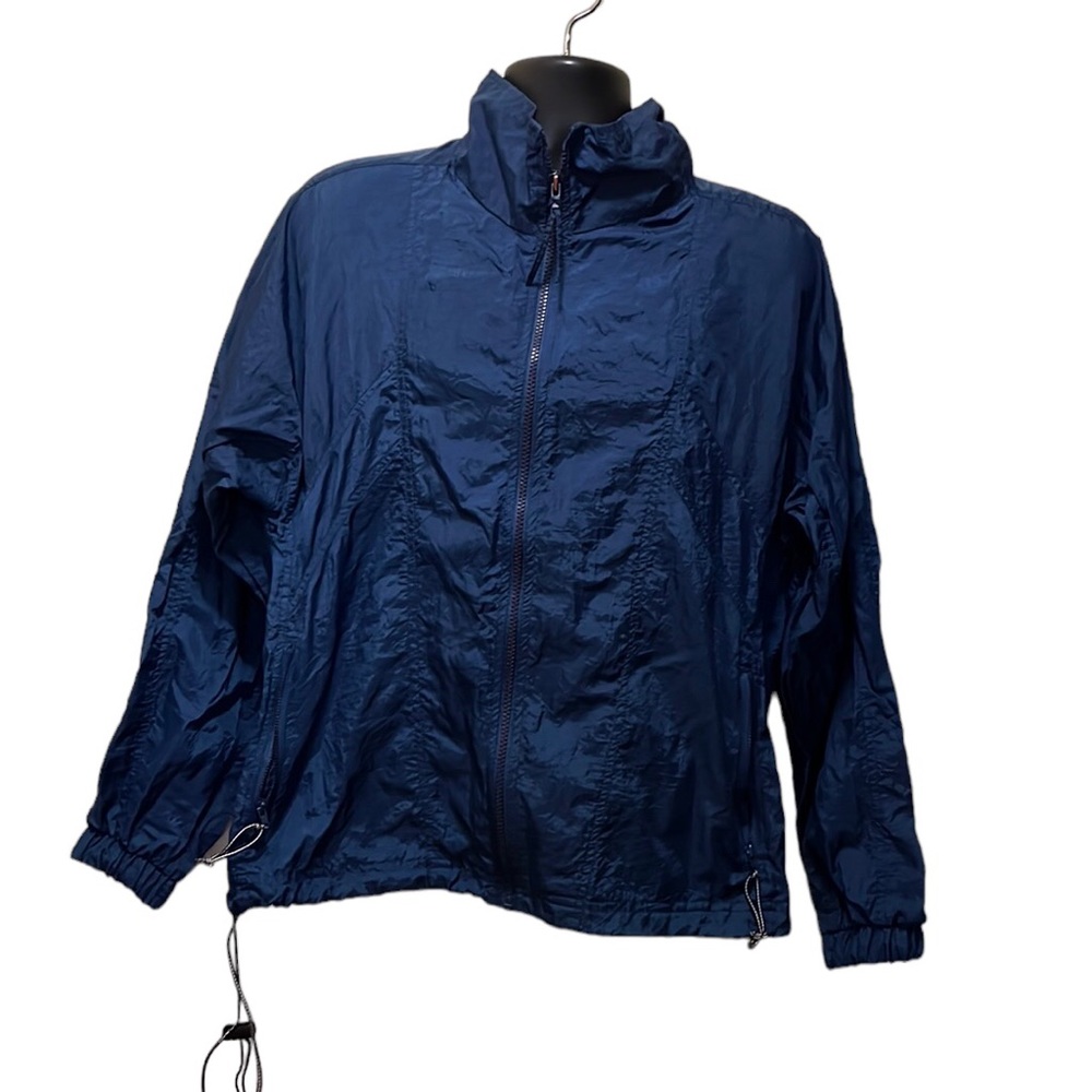 Vintage MacGregor Full Zip Windbreaker Coat/Jacket~Dk Blue~M